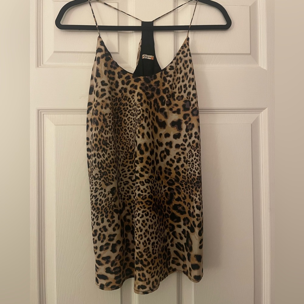 Aggie Leopard Blouse
